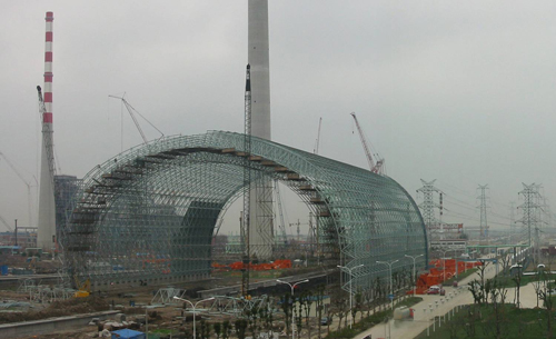 陜西發(fā)電廠球形網(wǎng)架
